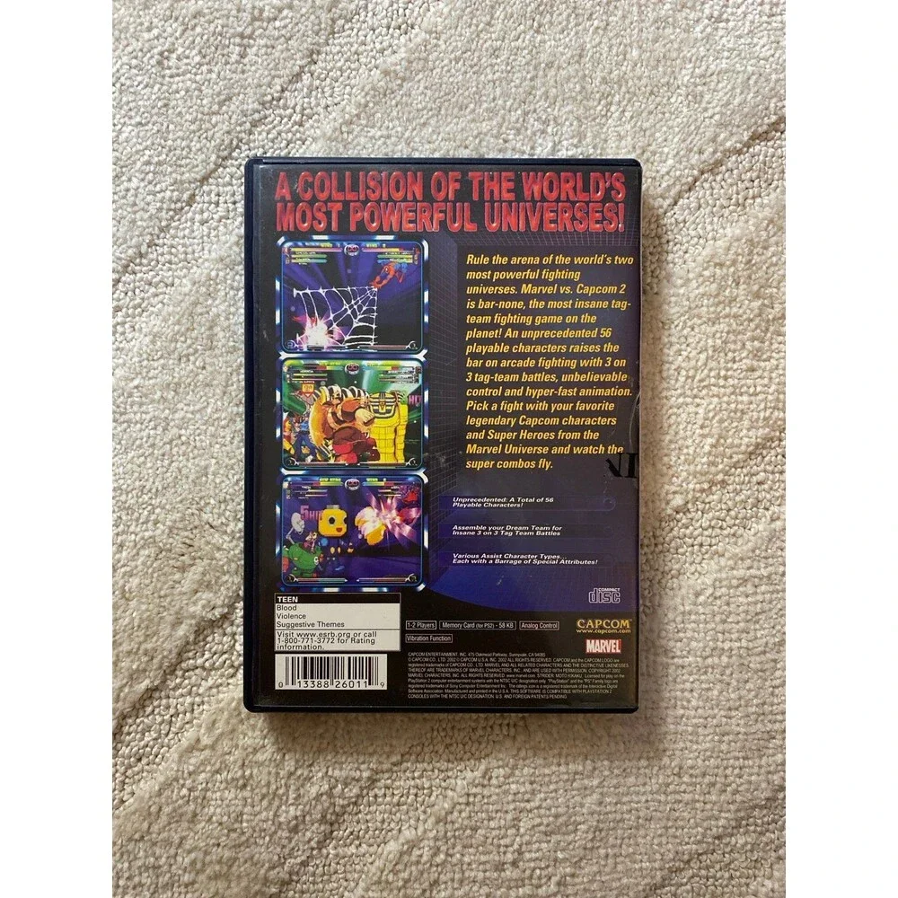 Marvel vs Capcom 2 PlayStation 2 PS2
